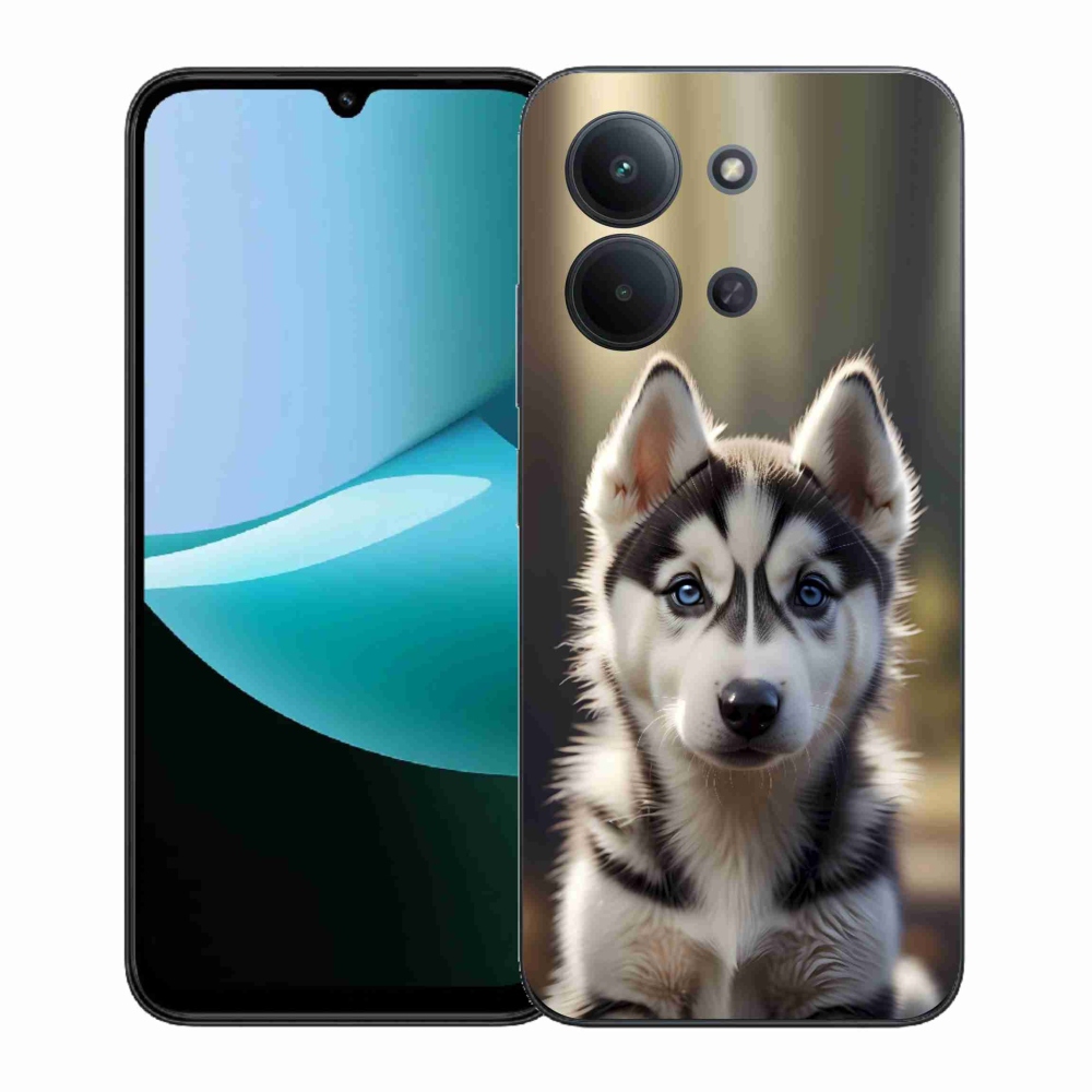 Gelový kryt mmCase na Xiaomi Poco C85 (171mm)/Redmi 15C (171mm)  - roztomilý sibiřský husky