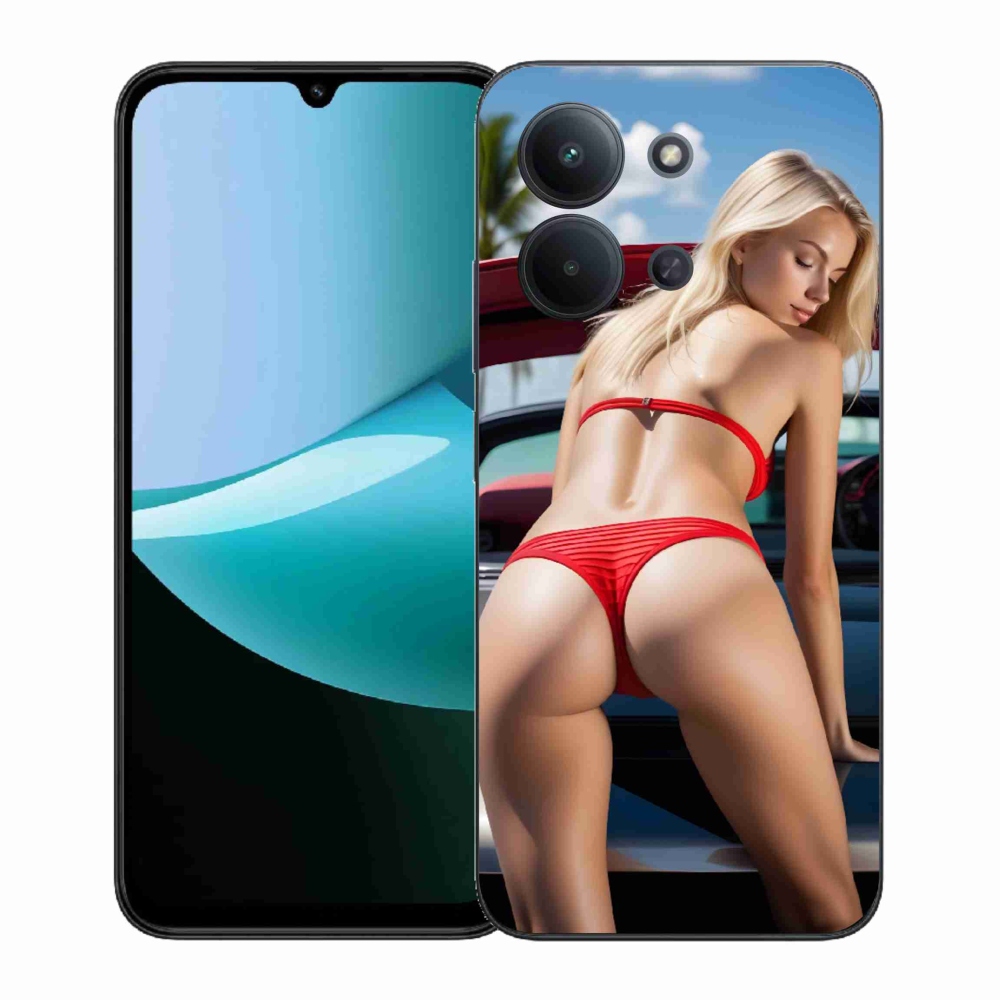 Gelový kryt mmCase na Xiaomi Poco C85 (171mm)/Redmi 15C (171mm)  - sexy žena 2