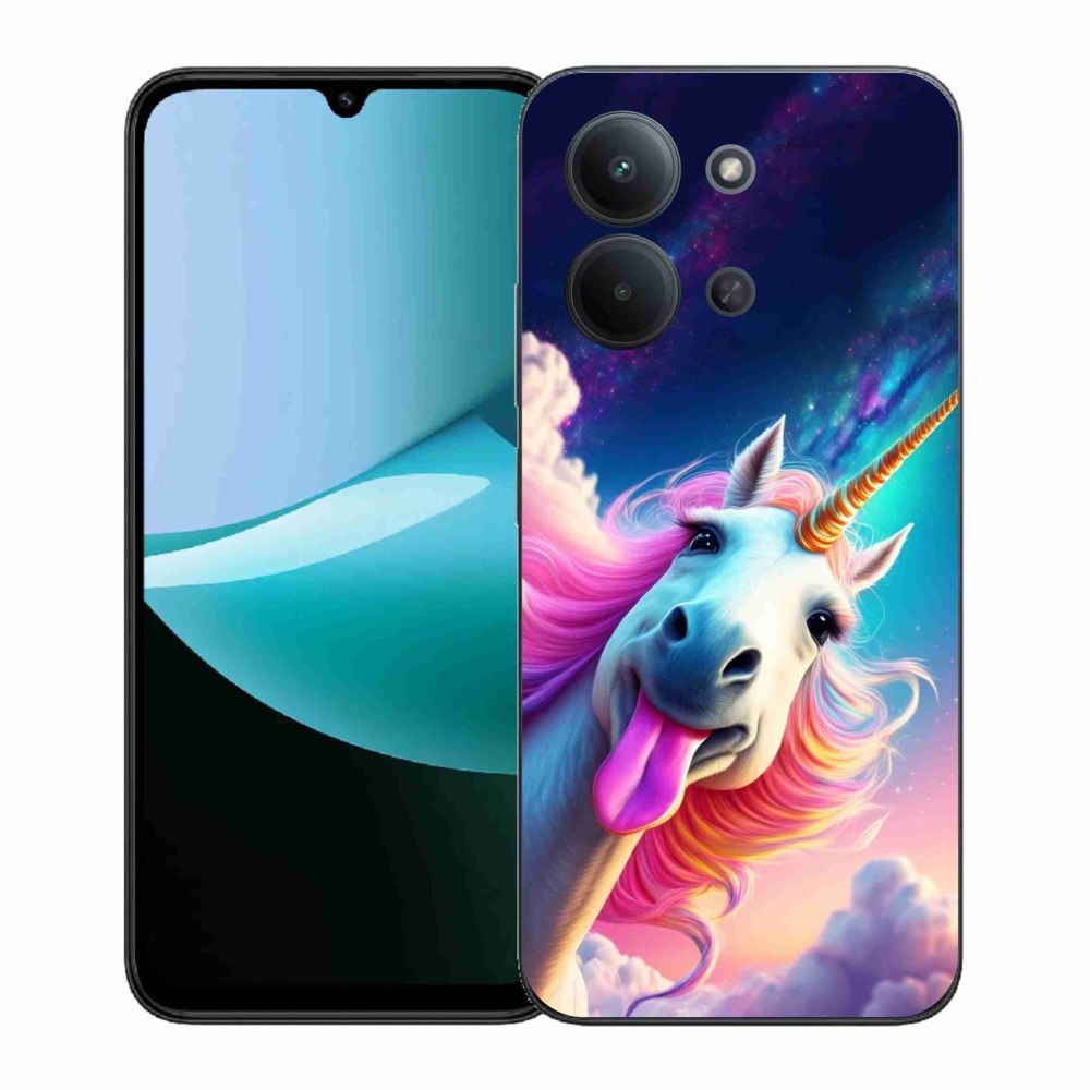 Gelový kryt mmCase na Xiaomi Poco C85 (171mm)/Redmi 15C (171mm)  - šílený jednorožec