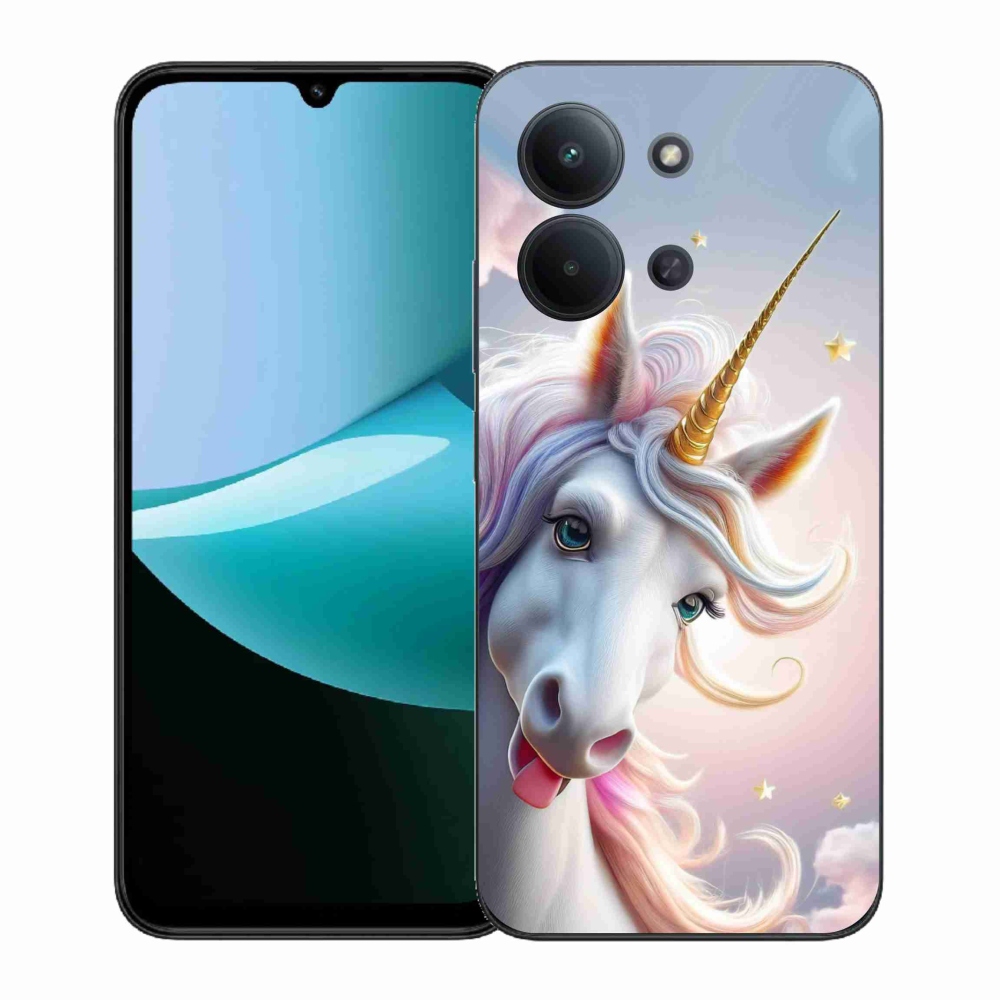 Gelový kryt mmCase na Xiaomi Poco C85 (171mm)/Redmi 15C (171mm)  - veselý jednorožec