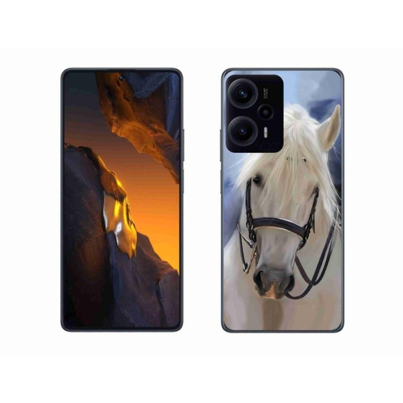 Gelový kryt mmCase na Xiaomi Poco F5 - bílý kůň