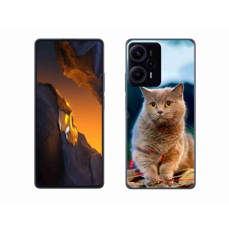 Gelový kryt mmCase na Xiaomi Poco F5 - britská modrá 2