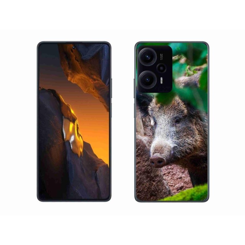 Gelový kryt mmCase na Xiaomi Poco F5 - divoké prase