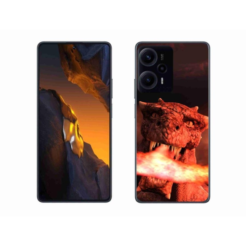 Gelový kryt mmCase na Xiaomi Poco F5 - drak
