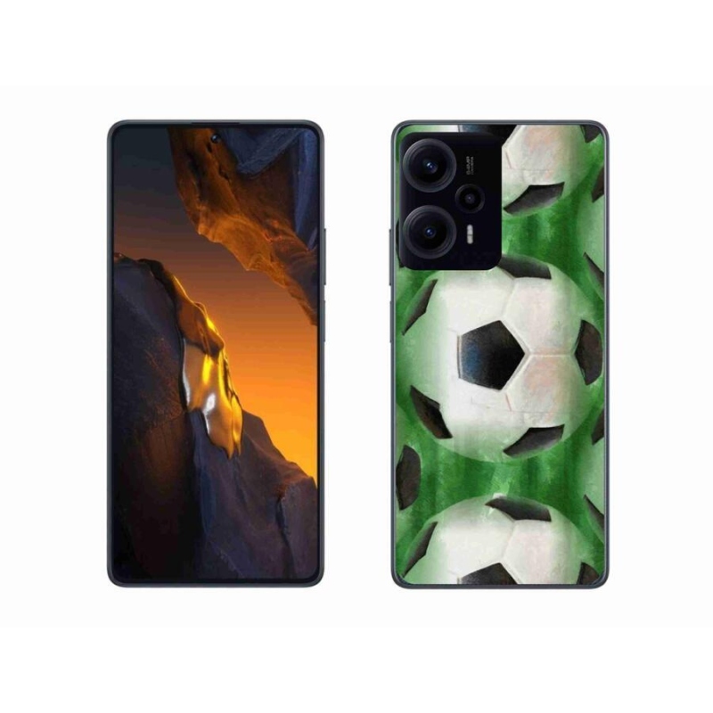 Gelový kryt mmCase na Xiaomi Poco F5 - fotbalový míč