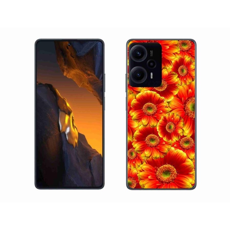 Gelový kryt mmCase na Xiaomi Poco F5 - gerbera 1