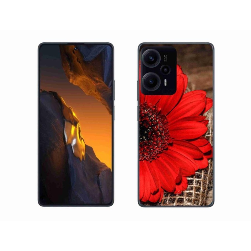 Gelový kryt mmCase na Xiaomi Poco F5 - gerbera