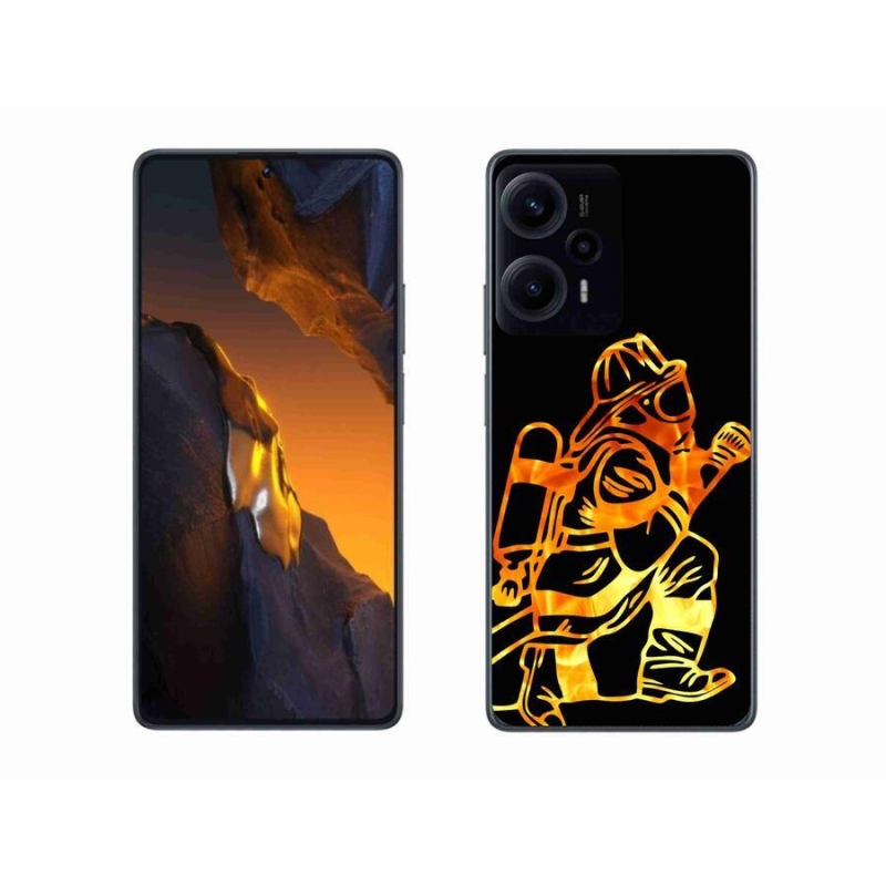 Gelový kryt mmCase na Xiaomi Poco F5 - hasič 1