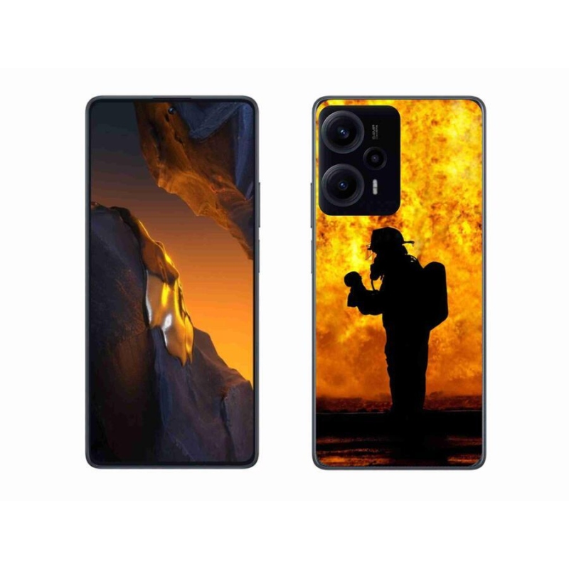 Gelový kryt mmCase na Xiaomi Poco F5 - hasič