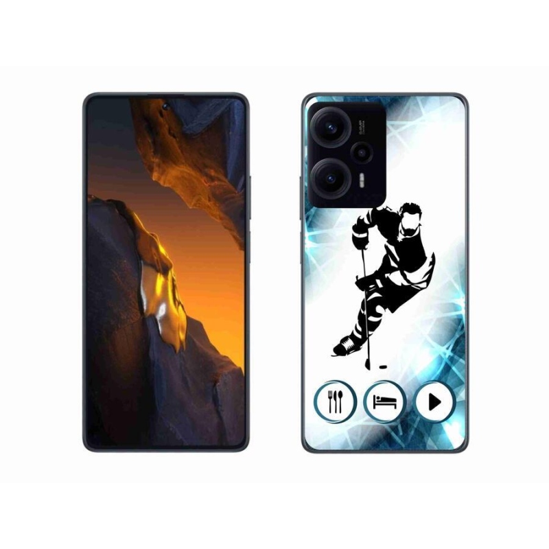 Gelový kryt mmCase na Xiaomi Poco F5 - hokej 1