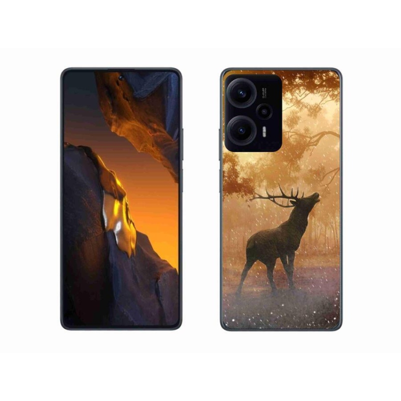 Gelový kryt mmCase na Xiaomi Poco F5 - jelen v říji