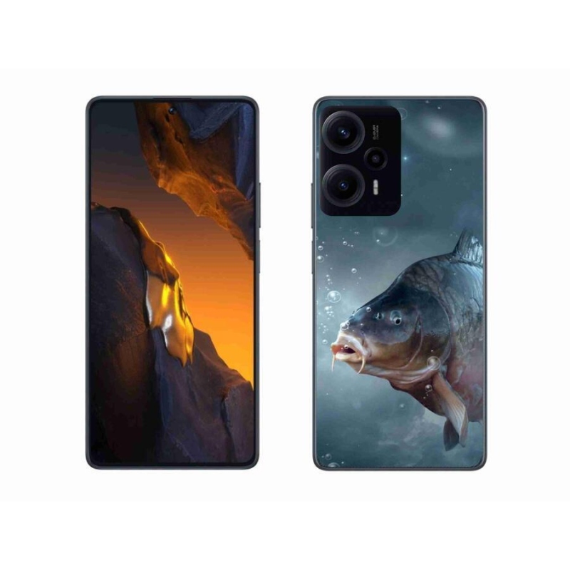 Gelový kryt mmCase na Xiaomi Poco F5 - kapr a bublinky