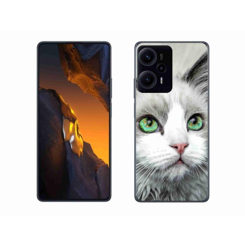 Gelový kryt mmCase na Xiaomi Poco F5 - kočičí pohled