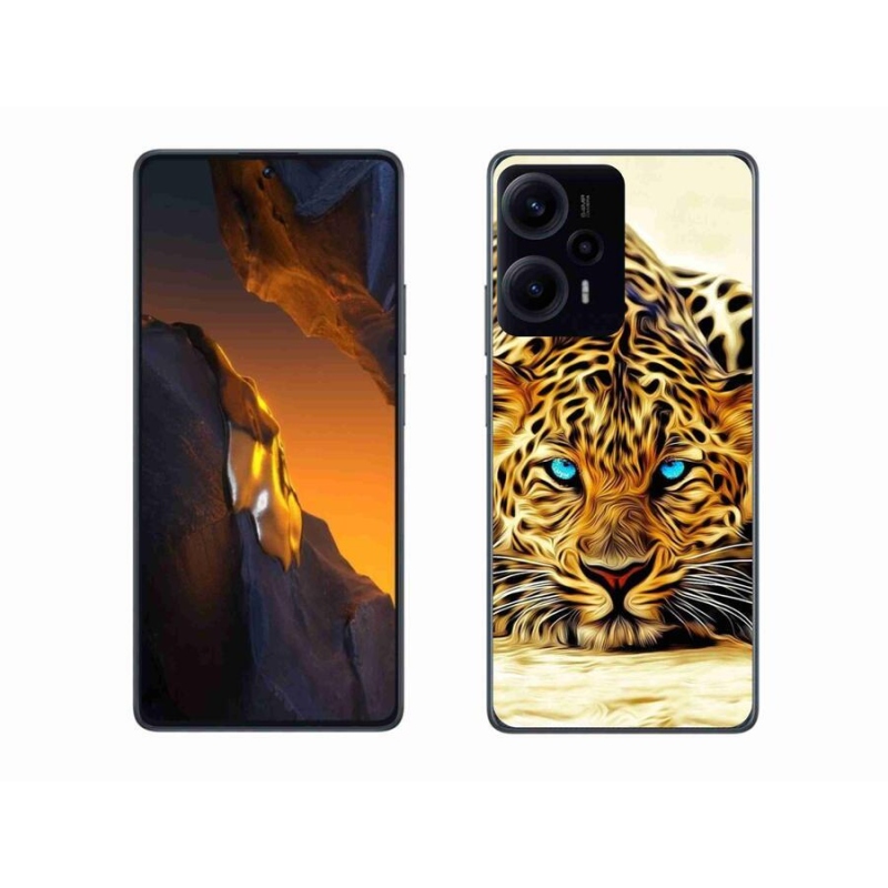 Gelový kryt mmCase na Xiaomi Poco F5 - kreslený tygr