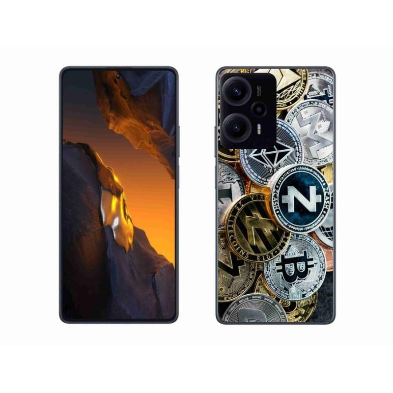 Gelový kryt mmCase na Xiaomi Poco F5 - kryptoměny