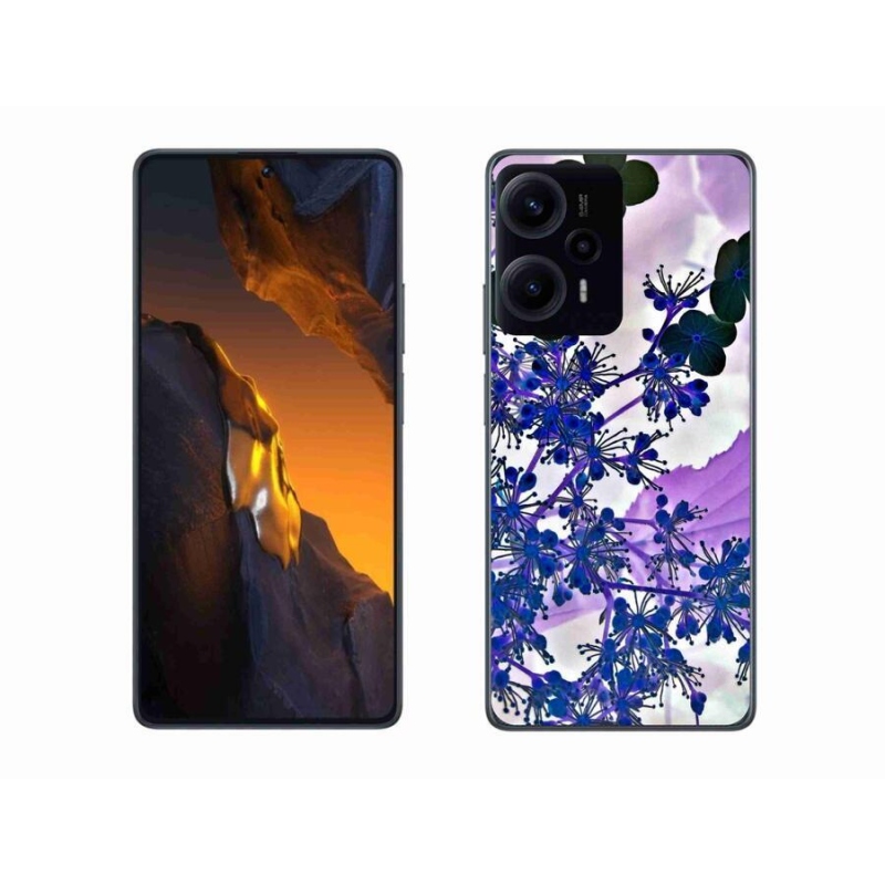 Gelový kryt mmCase na Xiaomi Poco F5 - květ hortenzie