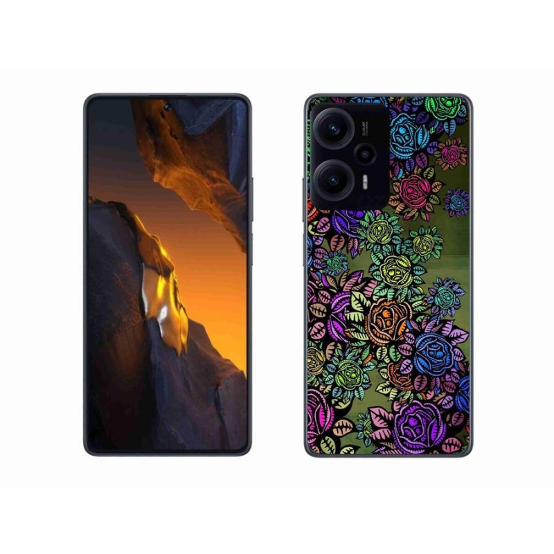 Gelový kryt mmCase na Xiaomi Poco F5 - květiny 6