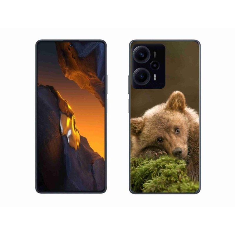 Gelový kryt mmCase na Xiaomi Poco F5 - medvěd