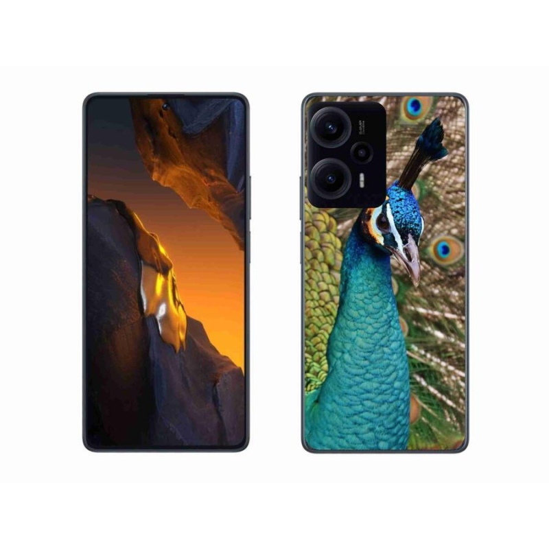 Gelový kryt mmCase na Xiaomi Poco F5 - páv