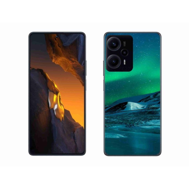 Gelový kryt mmCase na Xiaomi Poco F5 - polární záře