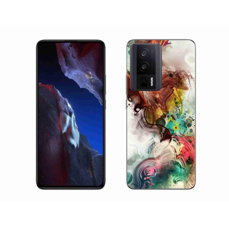 Gelový kryt mmCase na Xiaomi Poco F5 Pro - abstrakt 1