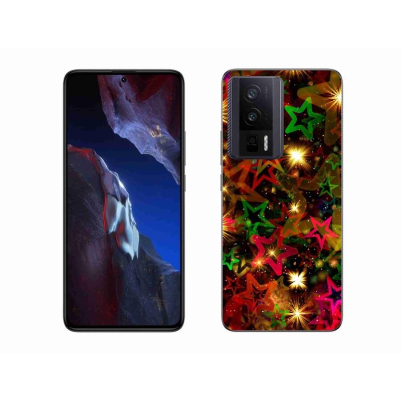 Gelový kryt mmCase na Xiaomi Poco F5 Pro - barevné hvězdičky