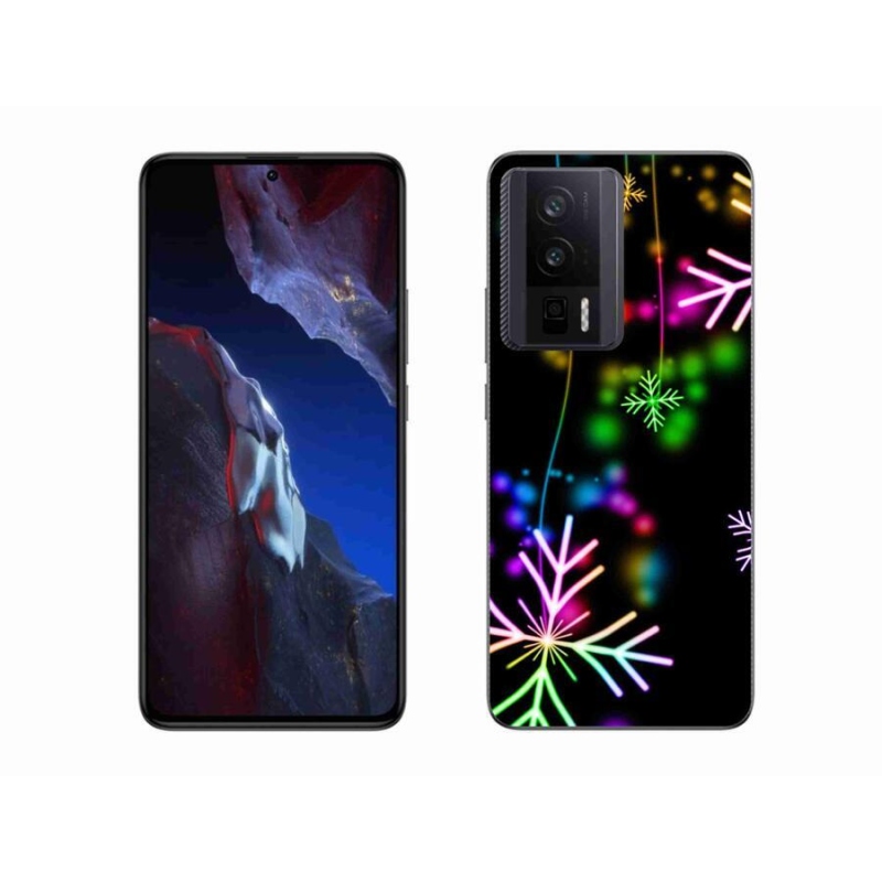 Gelový kryt mmCase na Xiaomi Poco F5 Pro - barevné vločky