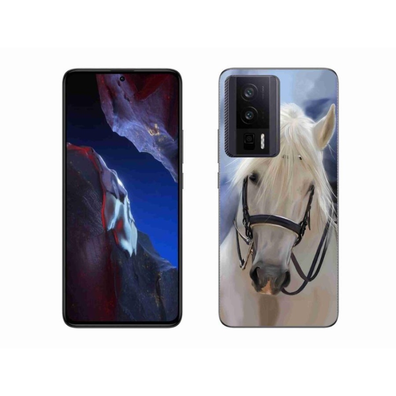 Gelový kryt mmCase na Xiaomi Poco F5 Pro - bílý kůň