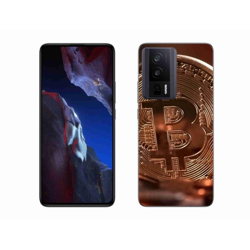 Gelový kryt mmCase na Xiaomi Poco F5 Pro - bitcoin