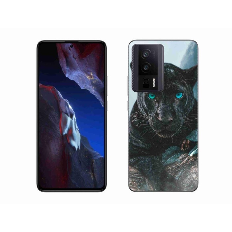 Gelový kryt mmCase na Xiaomi Poco F5 Pro - černý panter