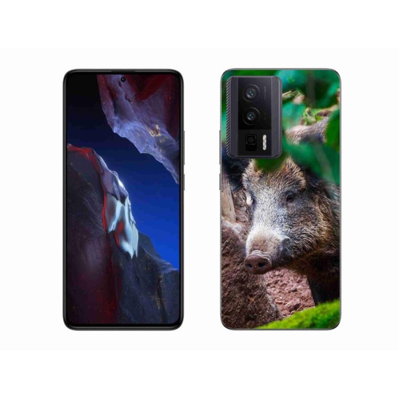 Gelový kryt mmCase na Xiaomi Poco F5 Pro - divoké prase