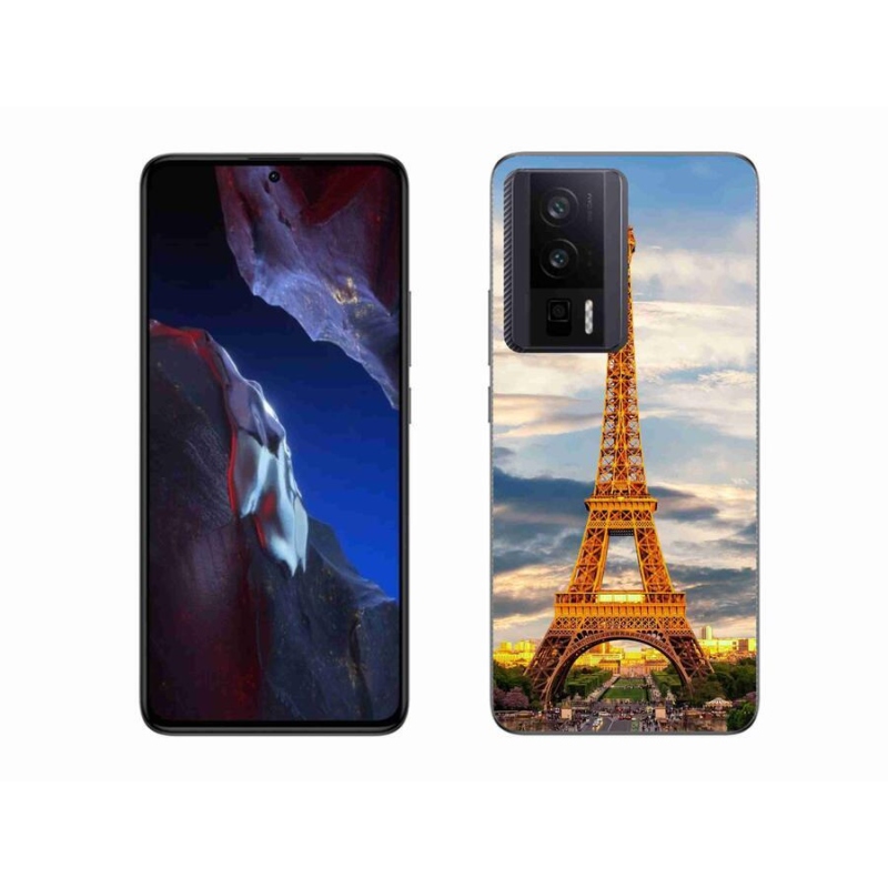 Gelový kryt mmCase na Xiaomi Poco F5 Pro - eiffelova věž 3