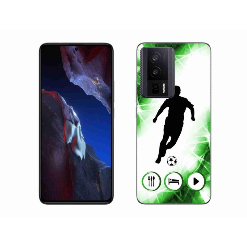 Gelový kryt mmCase na Xiaomi Poco F5 Pro - fotbalista