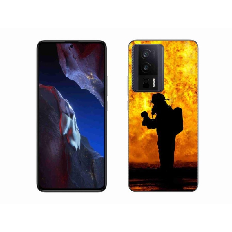 Gelový kryt mmCase na Xiaomi Poco F5 Pro - hasič