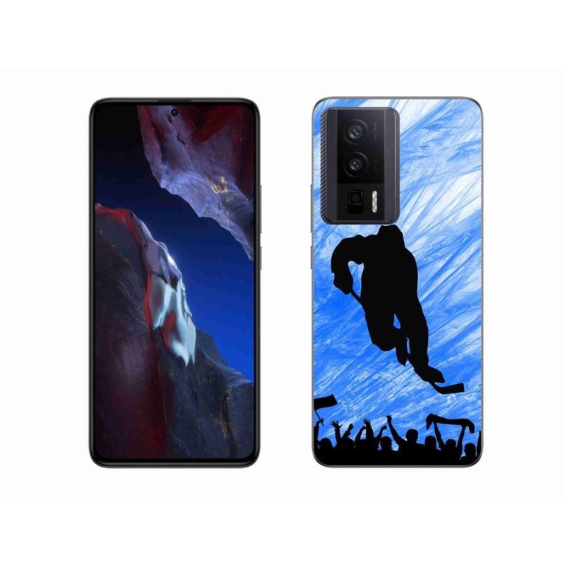 Gelový kryt mmCase na Xiaomi Poco F5 Pro - hokejový hráč