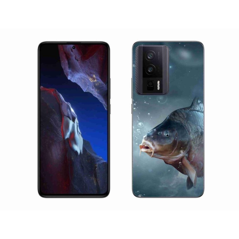 Gelový kryt mmCase na Xiaomi Poco F5 Pro - kapr a bublinky