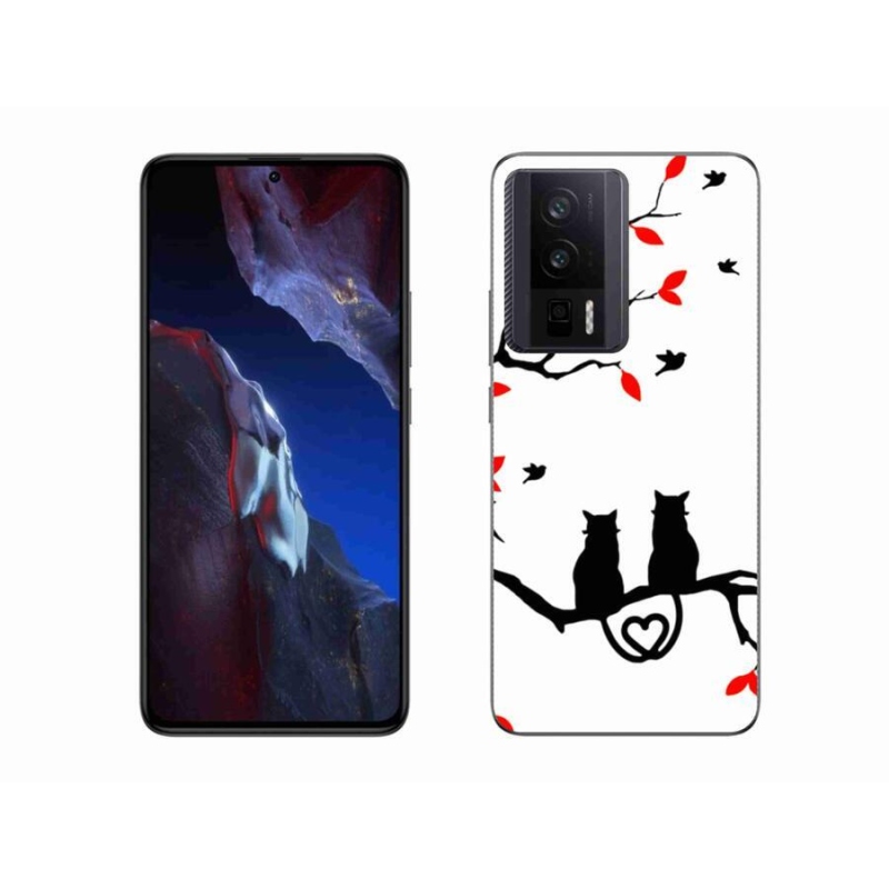 Gelový kryt mmCase na Xiaomi Poco F5 Pro - kočičí láska