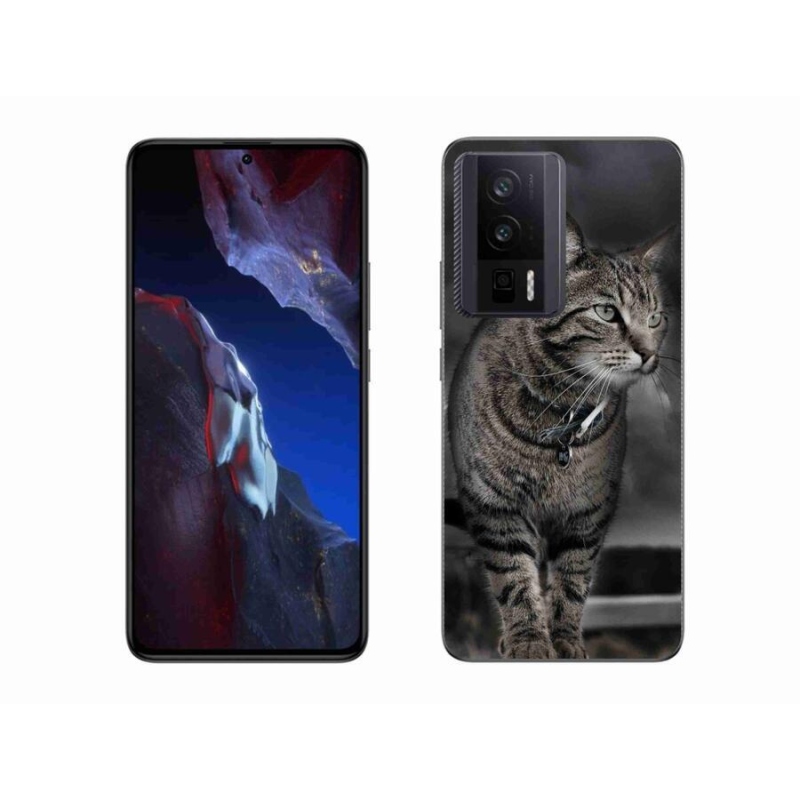 Gelový kryt mmCase na Xiaomi Poco F5 Pro - kočka