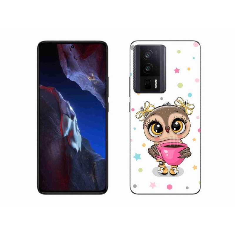 Gelový kryt mmCase na Xiaomi Poco F5 Pro - kreslená sovička