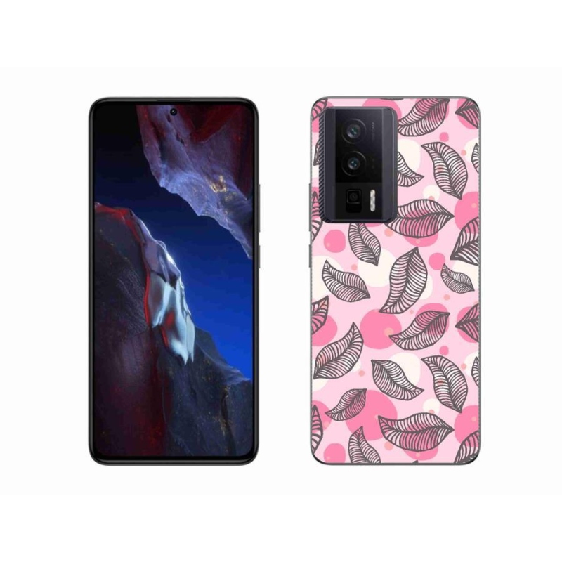 Gelový kryt mmCase na Xiaomi Poco F5 Pro - kreslené padající listy