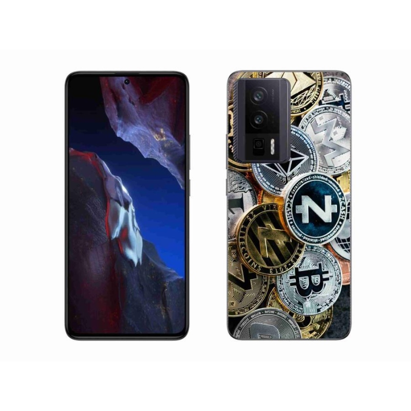 Gelový kryt mmCase na Xiaomi Poco F5 Pro - kryptoměny