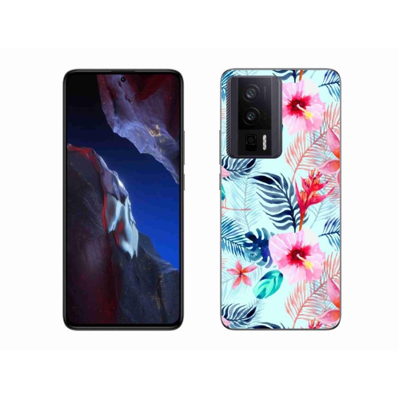 Gelový kryt mmCase na Xiaomi Poco F5 Pro - květiny