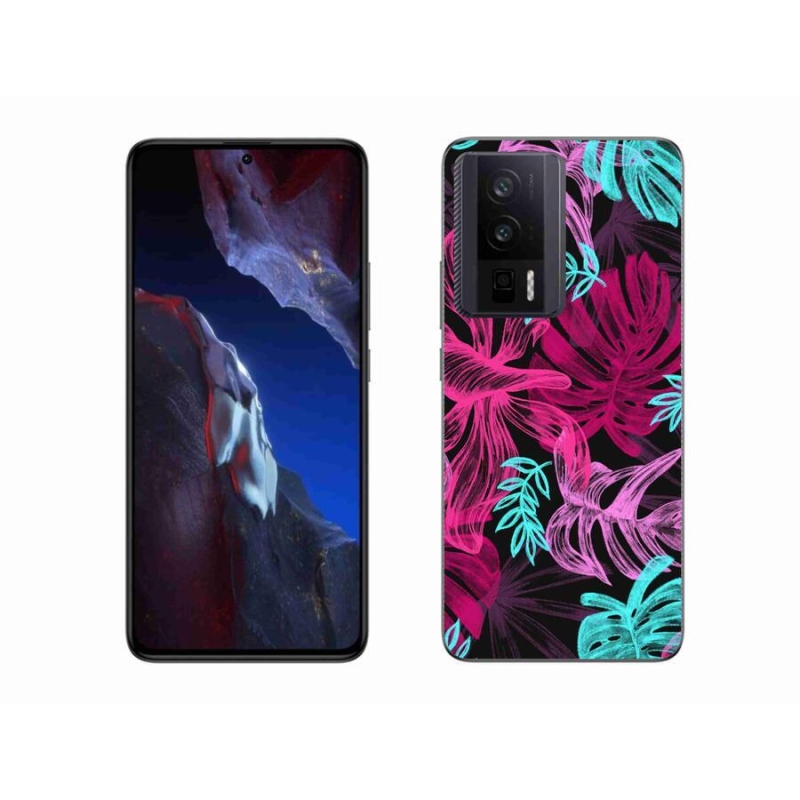 Gelový kryt mmCase na Xiaomi Poco F5 Pro - květiny 1