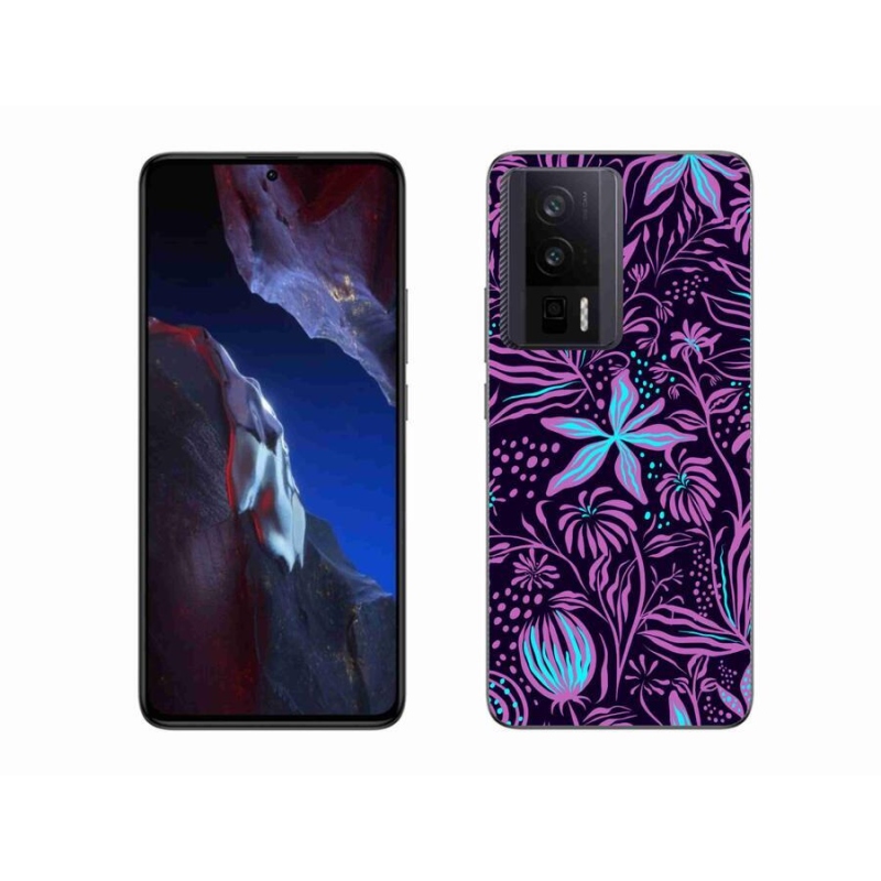 Gelový kryt mmCase na Xiaomi Poco F5 Pro - květiny 2