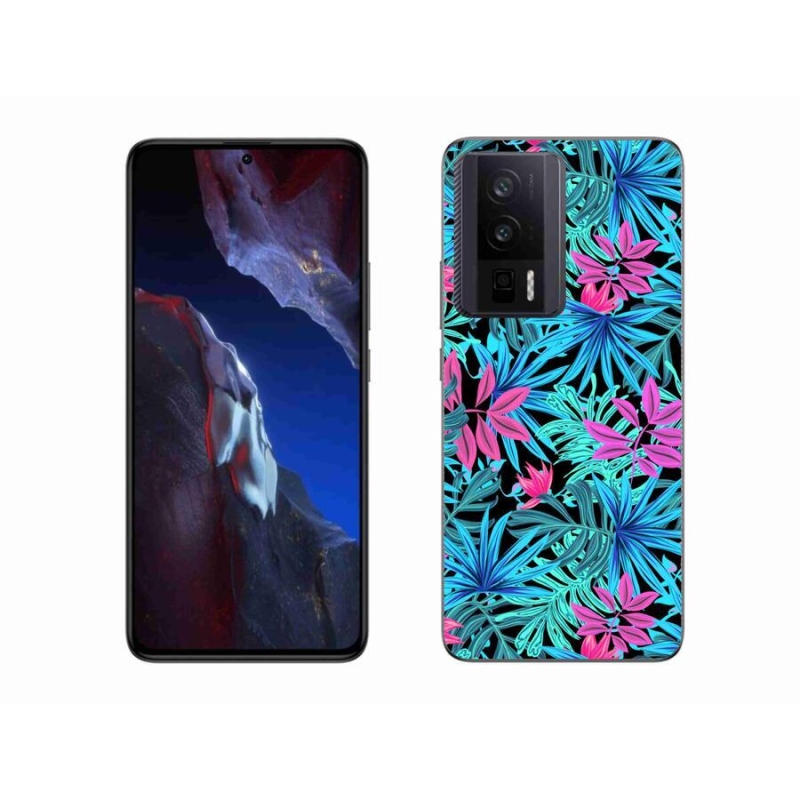 Gelový kryt mmCase na Xiaomi Poco F5 Pro - květiny 3