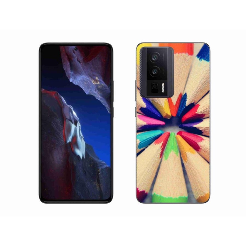 Gelový kryt mmCase na Xiaomi Poco F5 Pro - pastelky