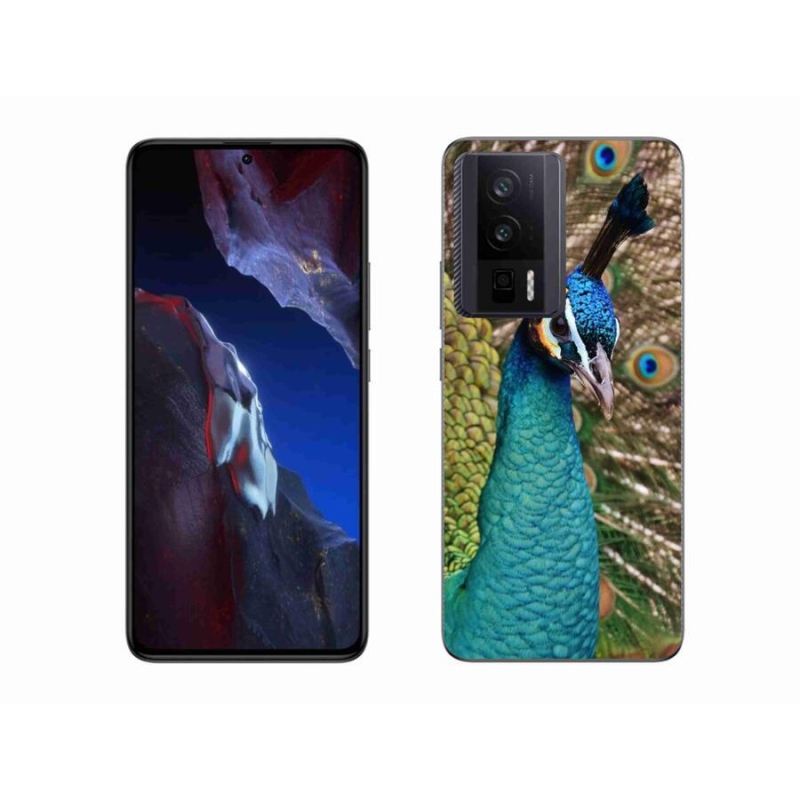 Gelový kryt mmCase na Xiaomi Poco F5 Pro - páv