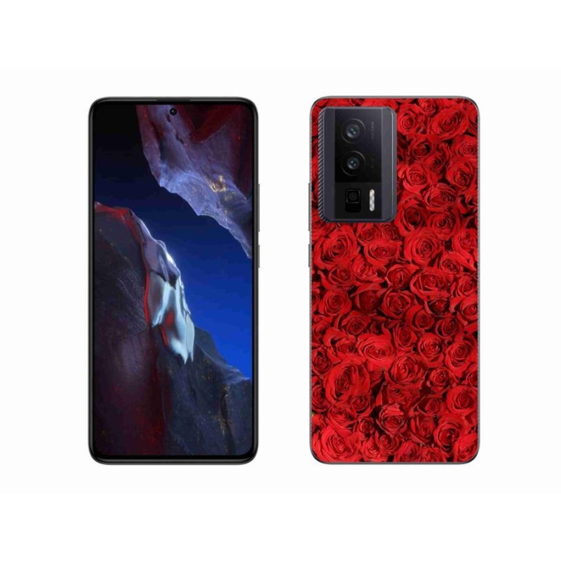 Gelový kryt mmCase na Xiaomi Poco F5 Pro - růže