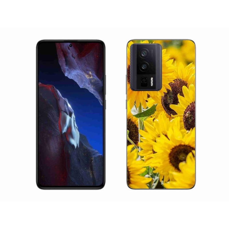 Gelový kryt mmCase na Xiaomi Poco F5 Pro - slunečnice