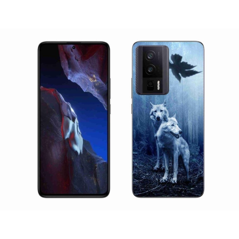 Gelový kryt mmCase na Xiaomi Poco F5 Pro - vlci v lese